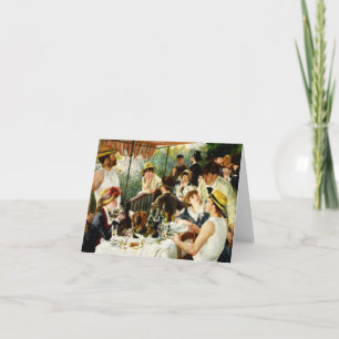 Het Middagmaal van Renoir van de Kaart van de Nota