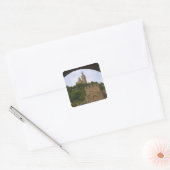 Het middeleeuwse bolwerk van Tsarevets Vierkante Sticker (Envelop)