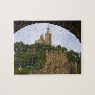 Het middeleeuwse fort van Tsarevets Legpuzzel