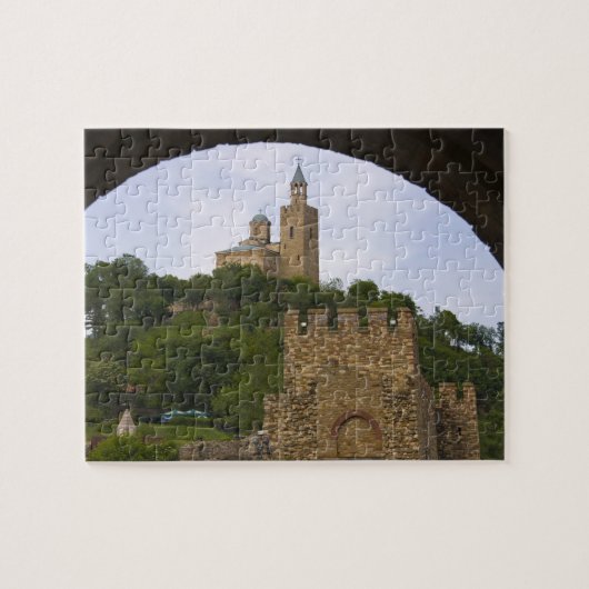 Het middeleeuwse fort van Tsarevets Legpuzzel (Horizontaal)