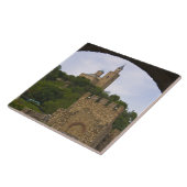 Het middeleeuwse fort van Tsarevets Tegeltje (Zijkant)
