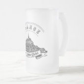 Het middeleeuwse klooster Mont Saint Michel. Frank Matglas Bierpul (Voorkant rechts)