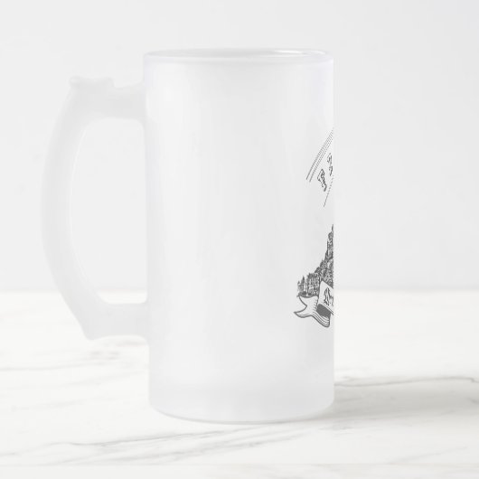 Het middeleeuwse klooster Mont Saint Michel. Frank Matglas Bierpul (Links)