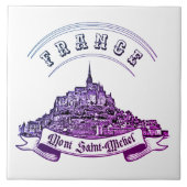 Het middeleeuwse klooster Mont Saint Michel. Frank Tegeltje (Voorkant)