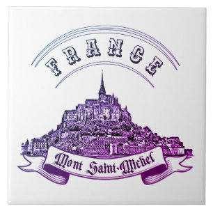 Het middeleeuwse klooster Mont Saint Michel. Frank Tegeltje