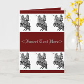 Het middeleeuwse Wenskaart van Ridders Kaart (Gele Bloem)