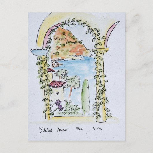 Het Middellandse-Zeegebied | Eze, Frankrijk Briefkaart (Voorkant)