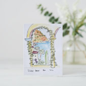 Het Middellandse-Zeegebied | Eze, Frankrijk Briefkaart (Staand voorkant)