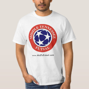 Het midden Licht van Tennessee Futsal T-shirt