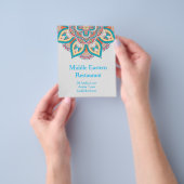 Het Midden-Oosten of het Libanese Marokkaanse rest Flyer (Hand)