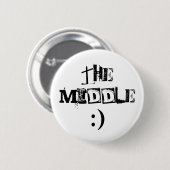HET MIDDEN, :) RONDE BUTTON 5,7 CM (Voorkant /achterkant)