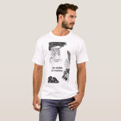 Het midden van nergens t-shirt (Voorkant volledig)