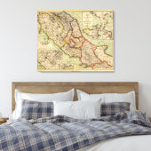 Het middendeel van Italië Canvas Afdruk (Insitu (Slaapkamer))