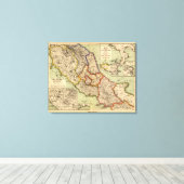 Het middendeel van Italië Canvas Afdruk (Insitu (Houten vloer))