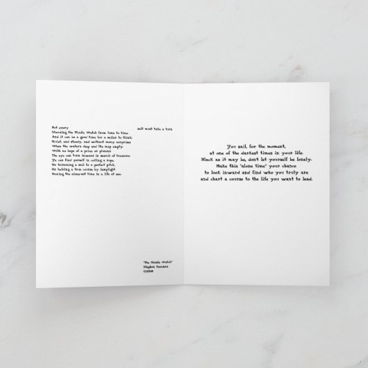 Het middenHorloge Kaart (Binnen)