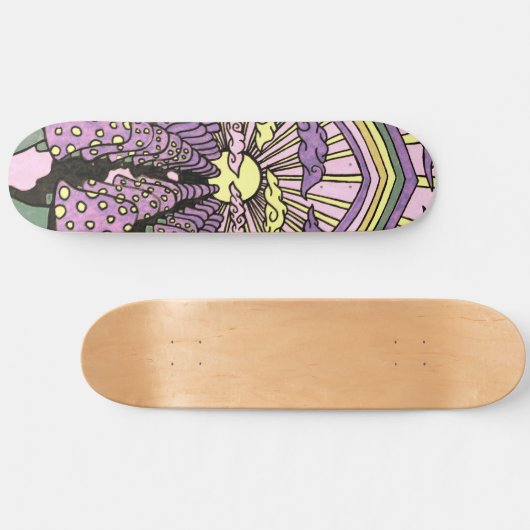 Het middenpaneel van Shirum Kingdom Persoonlijk Skateboard (Horizontaal)