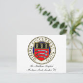 Het Middlesex-ziekenhuis Logo Briefkaart (Staand voorkant)