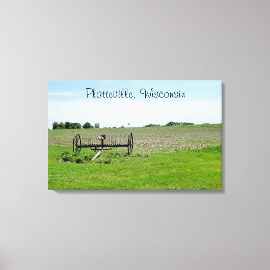 Het Midwesten, boerderijfotografie Canvas Afdruk (Voorkant)