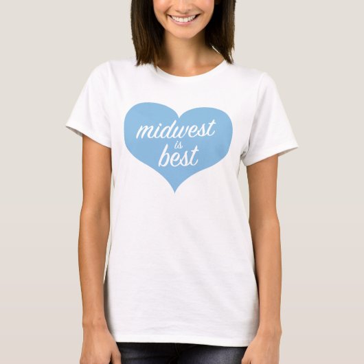 het midwesten is het beste t-shirt (Voorkant)