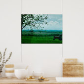 Het Midwesten van het Boerderij Landschap van Wisc Poster (Keuken)