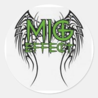 Het MiG-effect Ronde Sticker