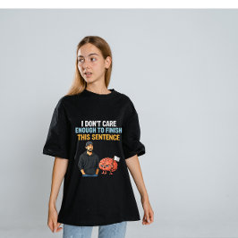 Het Mij Niet Genoeg - Sarcastisch Hersen Humor Ont Tri-Blend Shirt