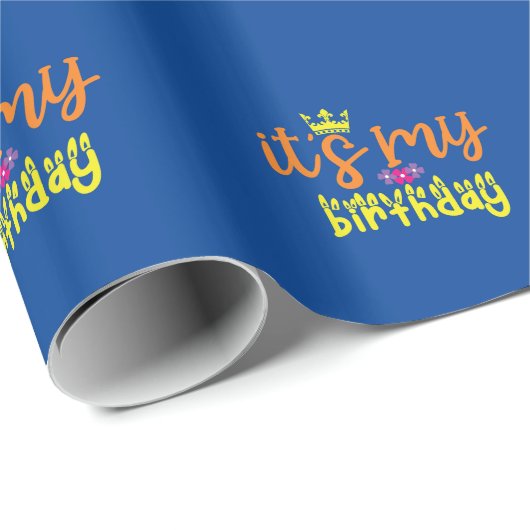 Het mijn Birthday Wrapping Paper Cadeaupapier (Rol Hoek)
