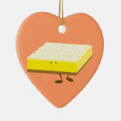 Het milderen citroenstaaf karakter keramisch ornament (Rechts)