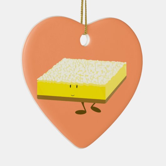 Het milderen citroenstaaf karakter keramisch ornament (Rechts)