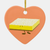 Het milderen citroenstaaf karakter keramisch ornament (Voorkant)