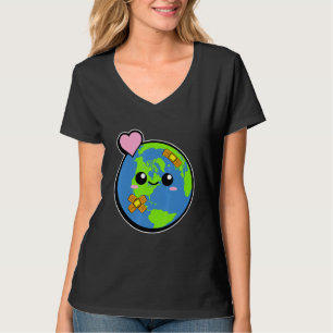 Het milieu en de groene planeet t-shirt