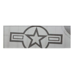 Het militaire Naamplaatje van de Ster Naambadge