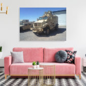 HET MILITAIRE PANTSER VAN MRAP DE V.S. CANVAS AFDRUK (Insitu (Woonkamer))