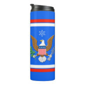 Het militaire symbool van de kustwacht personalise thermosbeker (Geroteerd rechts)