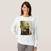 Het Milkmaid Vermeer - T-shirt voor vrouwen (Voorkant volledig)