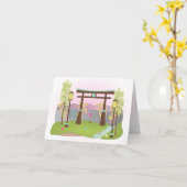 Het miniatuur Gat van de Cursus van het Golf No.4 Kaart (Gele Bloem)