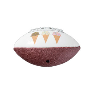 Het MiniFootball van de Kegels van het roomijs American Football