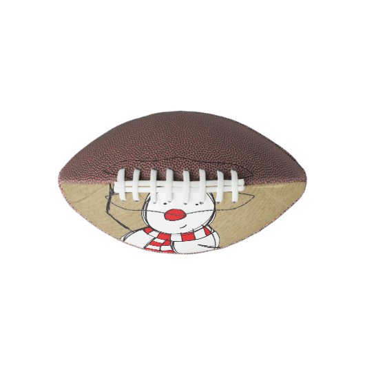Het MiniFootball van de sneeuwman American Football (Voorkant)
