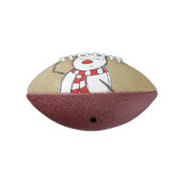 Het MiniFootball van de sneeuwman American Football (Gedraaid 270)