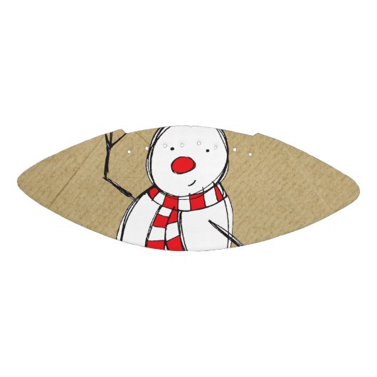 Het MiniFootball van de sneeuwman American Football (Paneel)