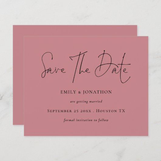 Het Minimale Roos van het Manuscript van de begrot (Voorkant / Achterkant)