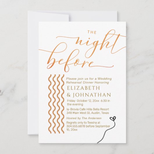 Het minimale script van Bouquet de nacht voor Invi Kaart (Voorkant)