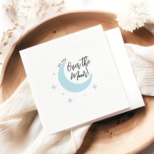 Het minimalistische Baby shower van de maan Servet