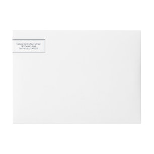 Het minimalistische Eenvoudige Adres van de