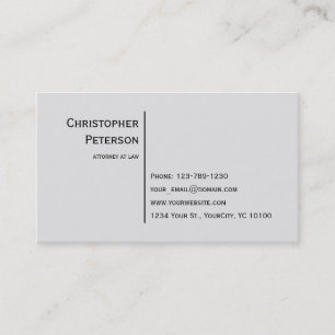 Het minimalistische Elegante Kantoor van de Visitekaartje