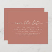 Het minimalistische Manuscript van Terracotta van (Voorkant / Achterkant)