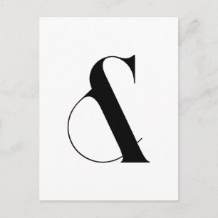 Het Minimalistische Moderne Art. van Ampersand Briefkaart