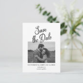 Het minimalistische Moderne Manuscript bewaart het Aankondigingskaart (Staand voorkant)