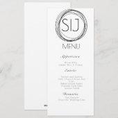 Het minimalistische rondsnoepje van de Logo van he Feestdagenkaart (Voorkant / Achterkant)