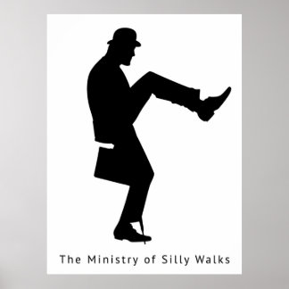 Het ministerie van Gekke Walken Poster